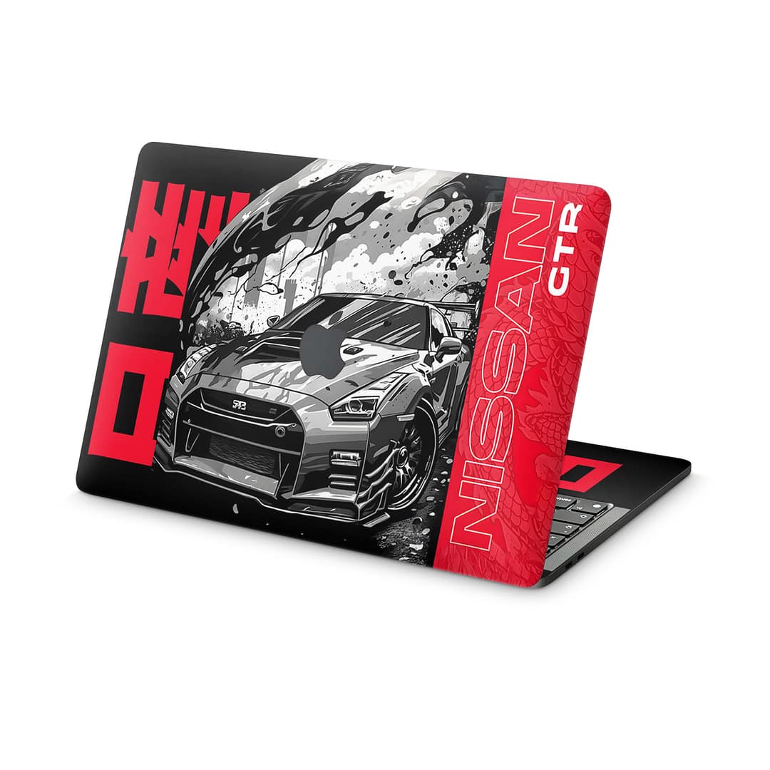 Macbook pro 13'' (m1 2020) gtr blackline 3d skin | wrapitskin