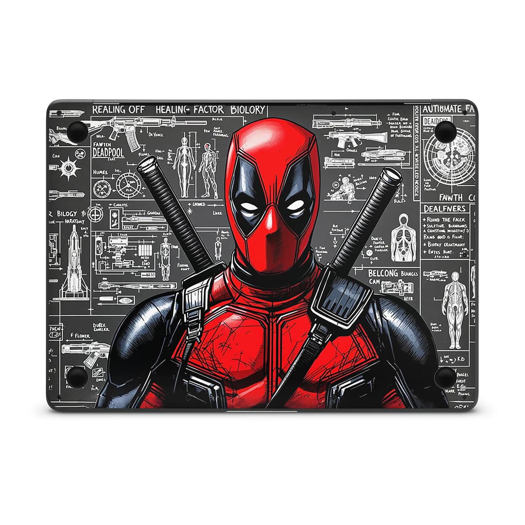 Macbook air 13'' (m1,2020) deadpool skin | wrapitskin