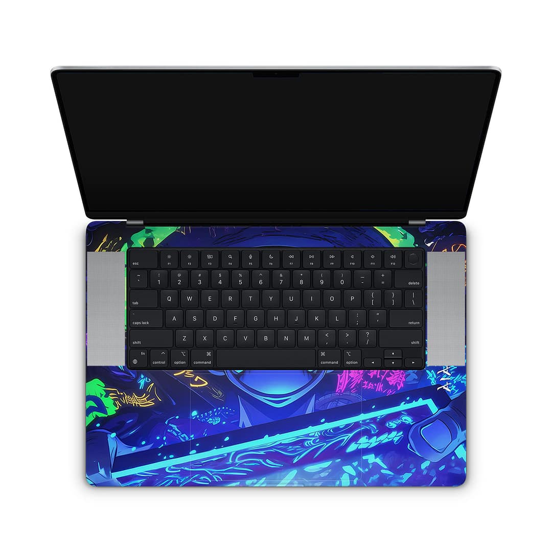 Macbook pro 16'' (m2,2023) luffy blaze 3d skin | wrapitskin