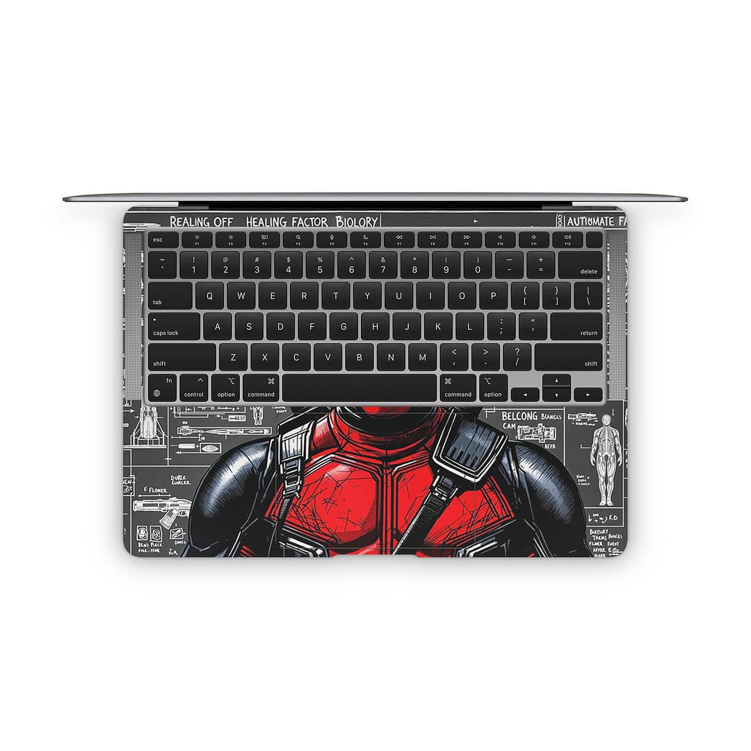 Macbook air 13'' (m1,2020) deadpool skin | wrapitskin