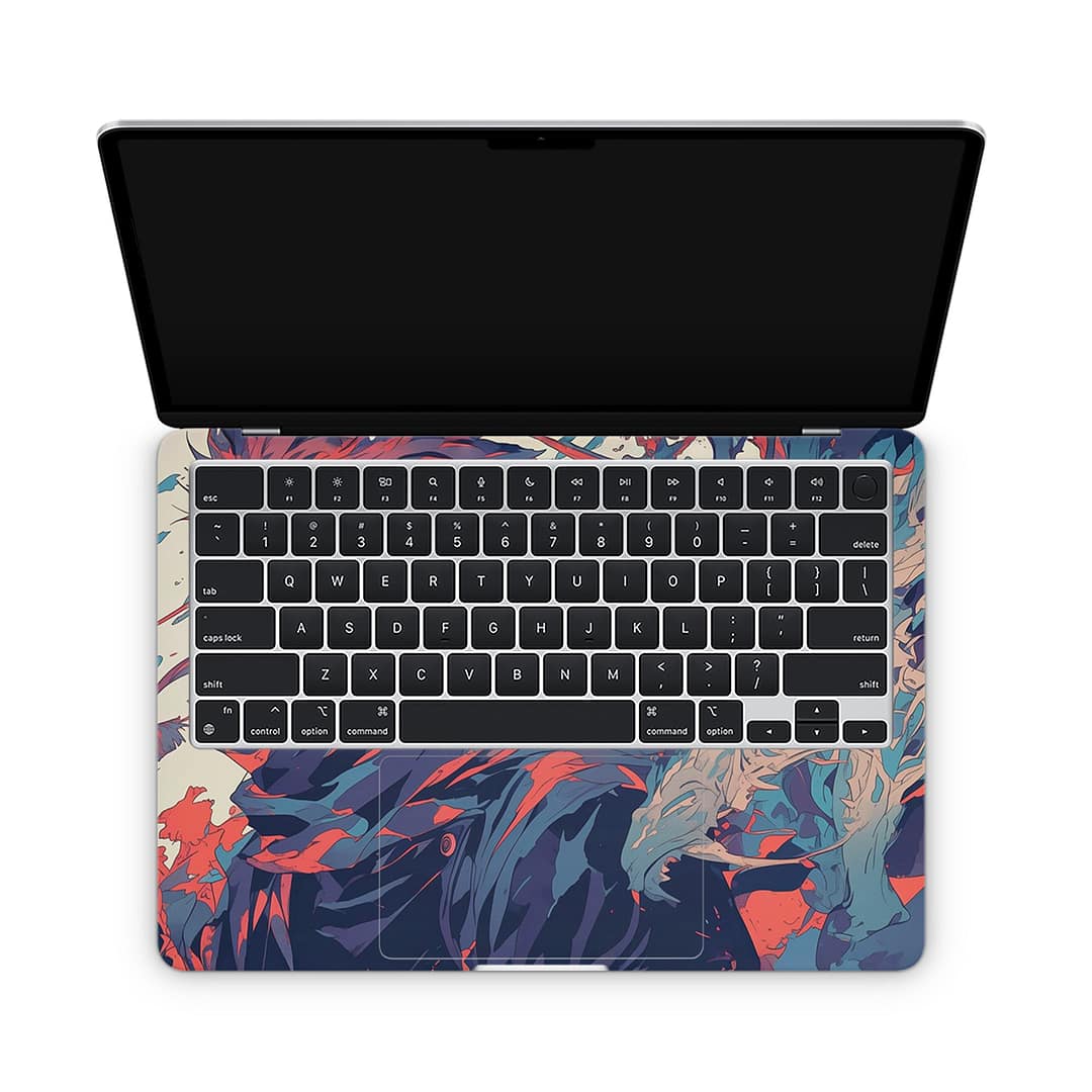 Macbook air 13. 6'' m2 2022 sukuna skin | wrapitskin