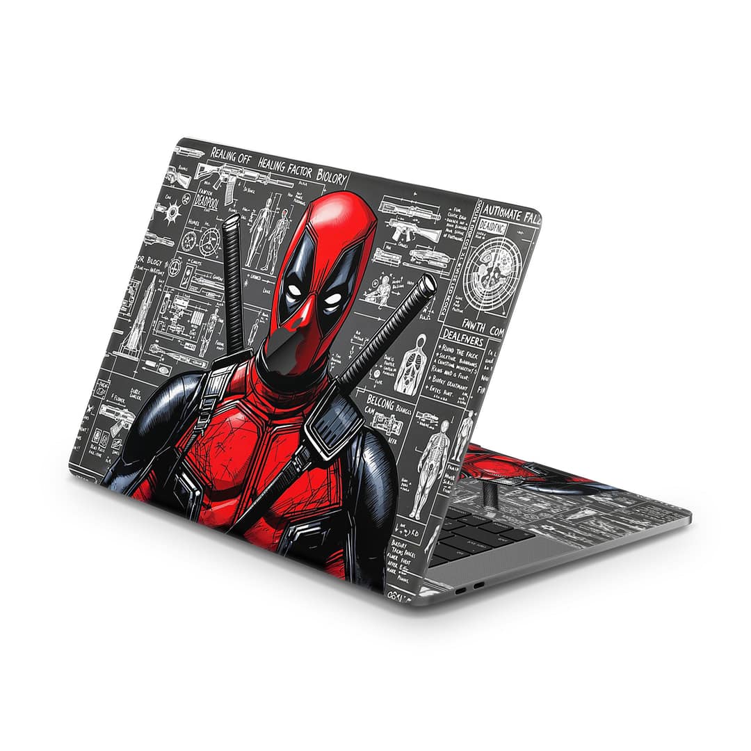 Macbook pro 15'' (2016-2017) deadpool skin | wrapitskin