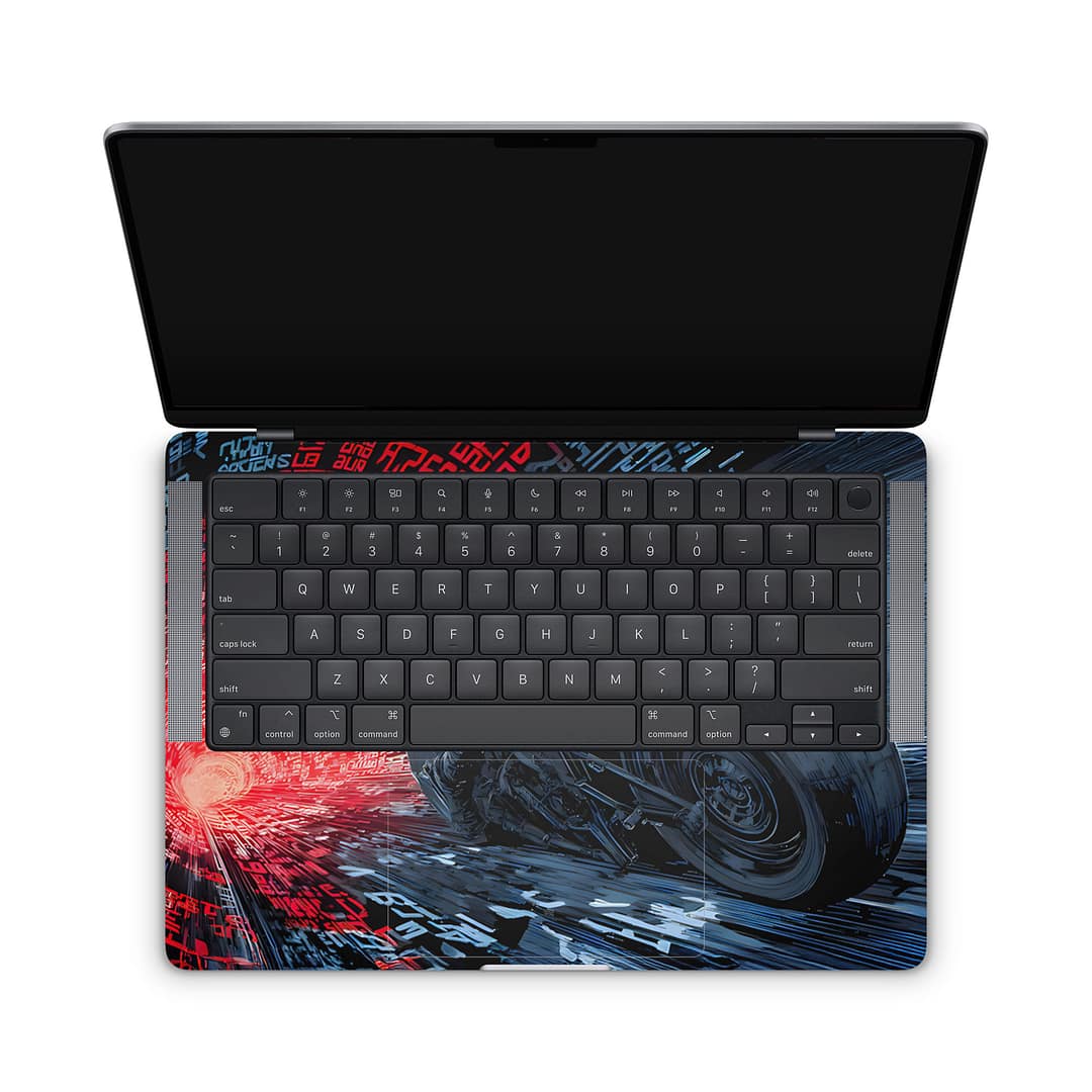 Macbook pro 14'' (2021) the batman 3d skin | wrapitskin
