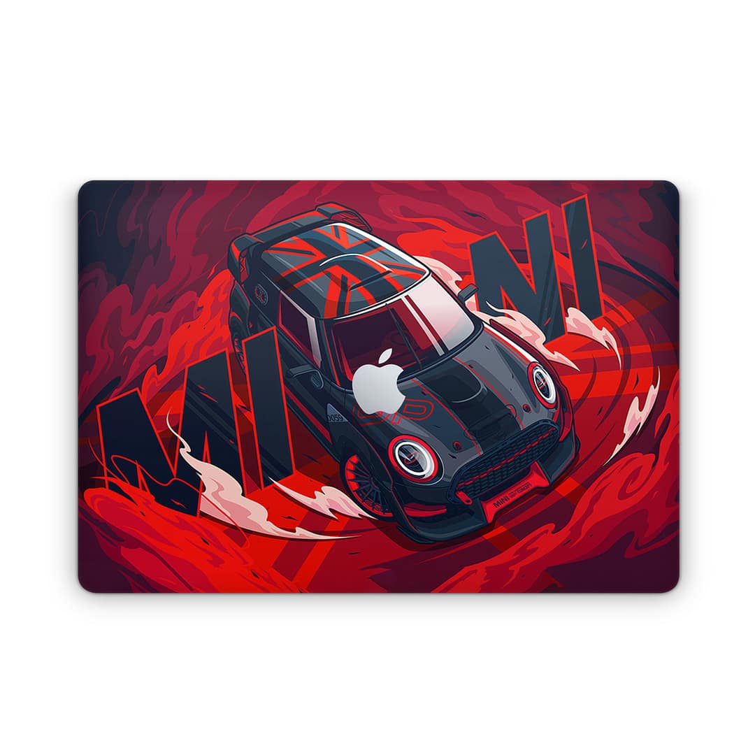 Macbook pro 16'' (touch bar,2019) mini cooper 3d skin wrapitskin
