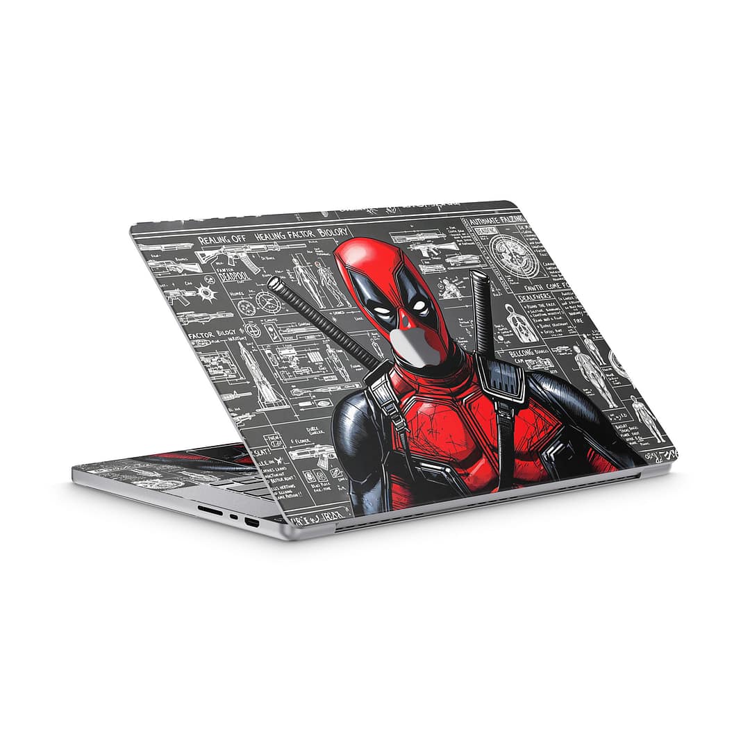Macbook pro 16'' (m2,2023) deadpool skin | wrapitskin