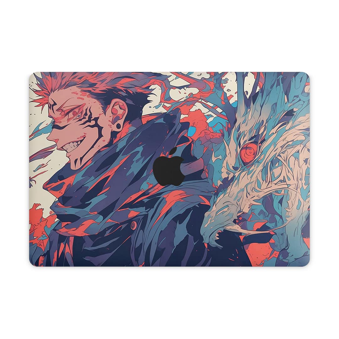 Macbook pro 13'' (touch bar,2018) sukuna skin wrapitskin