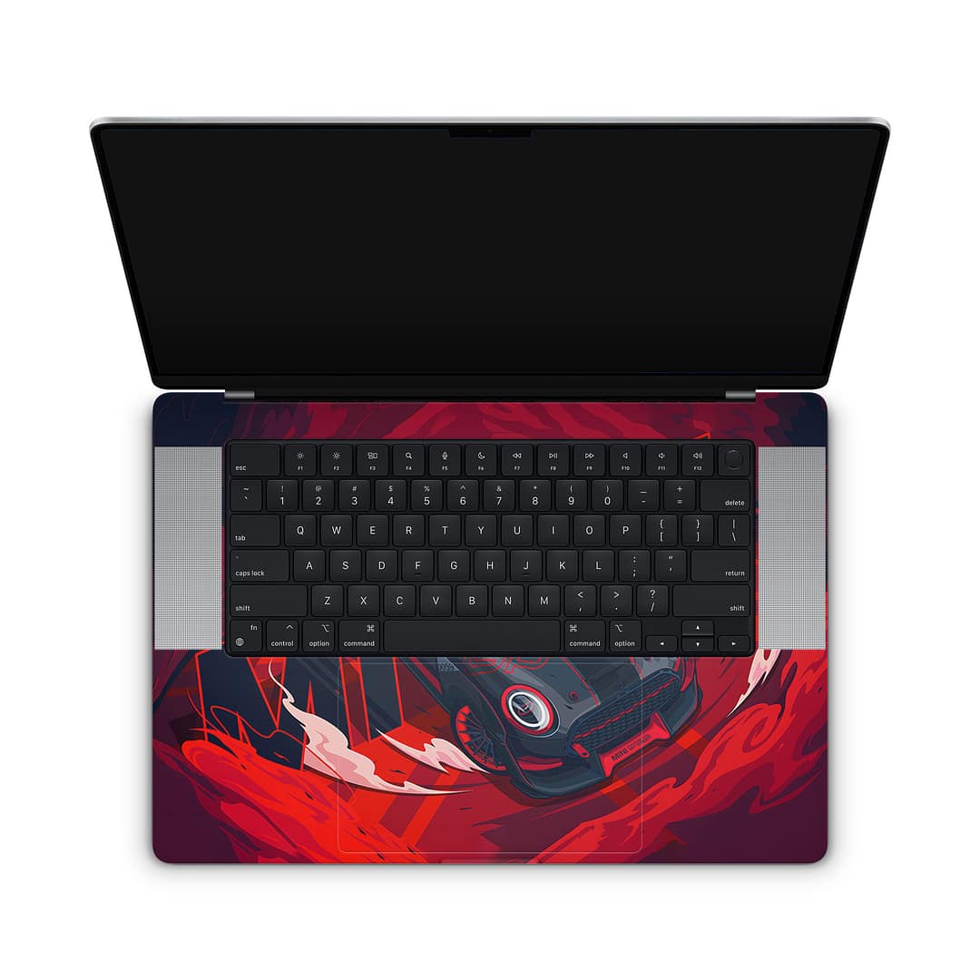 Macbook pro 16'' (m2,2023) mini cooper 3d skin | wrapitskin