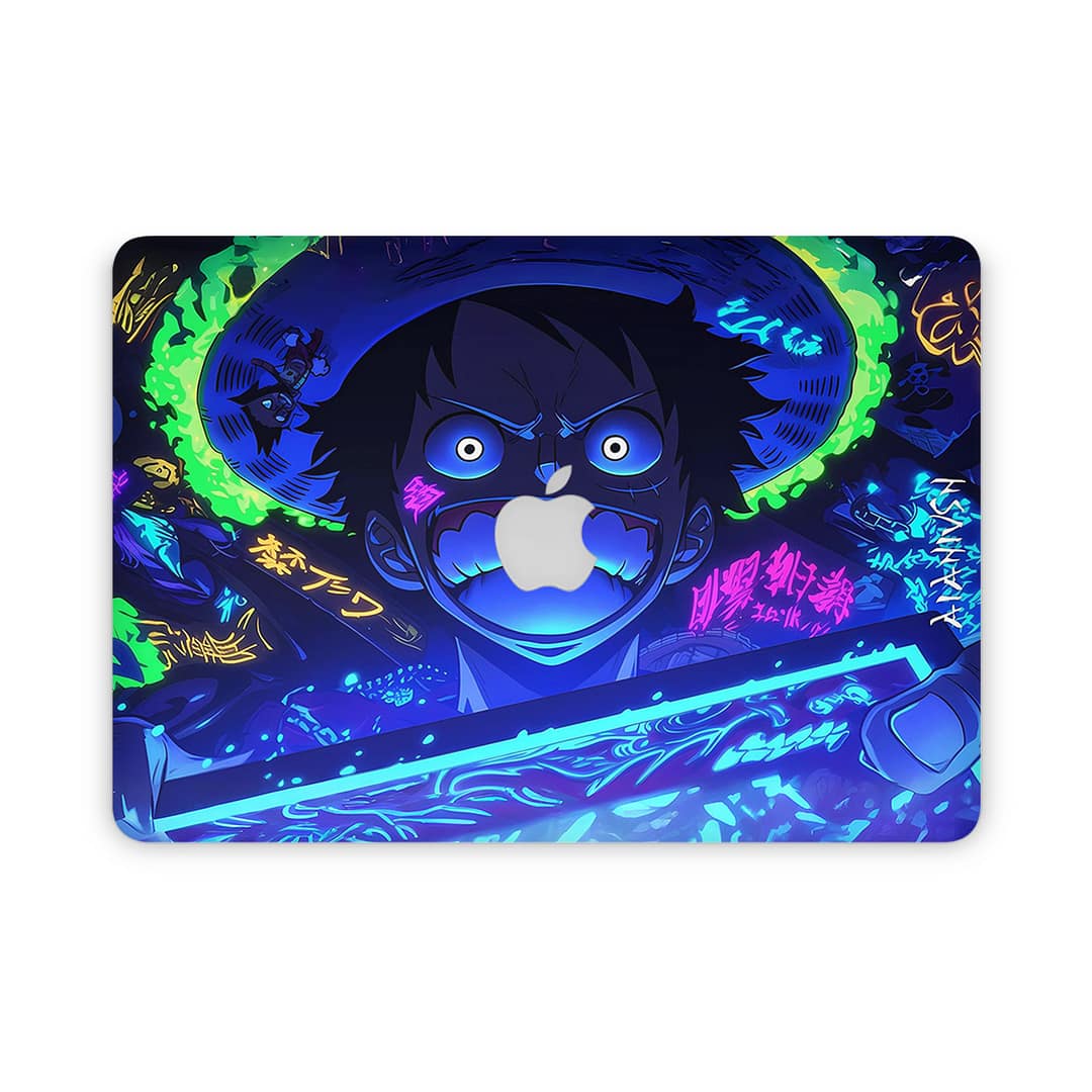 Macbook air 13'' (2010-2017) luffy blaze 3d skin | wrapitskin