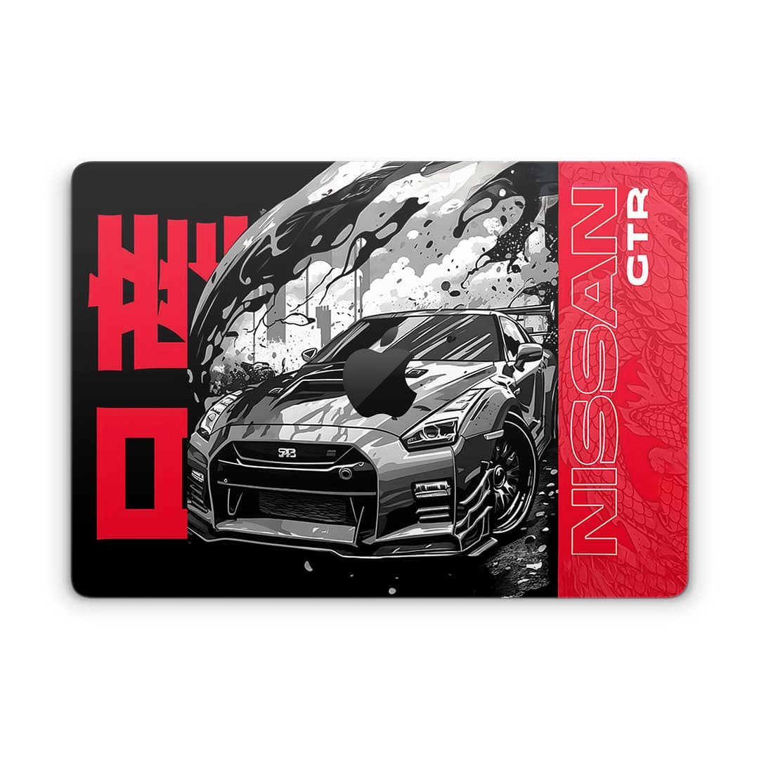 Macbook pro 14'' (2021) gtr blackline 3d skin wrapitskin
