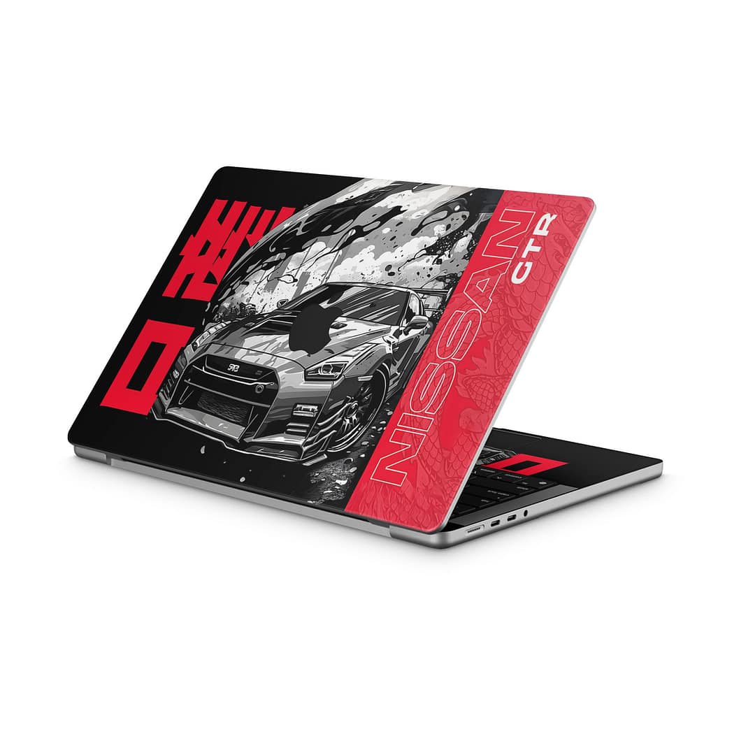 Macbook pro 14'' (2021) gtr blackline 3d skin | wrapitskin