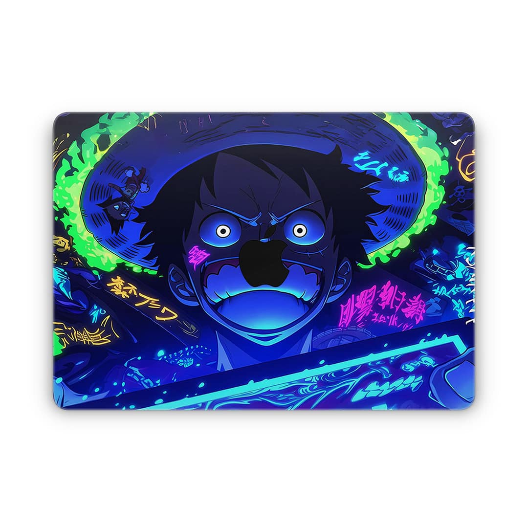 Macbook air 13. 6'' m2 2022 luffy blaze 3d skin | wrapitskin
