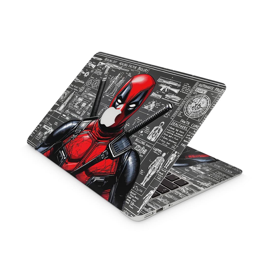 Macbook air 13'' (2010-2017) deadpool skin | wrapitskin