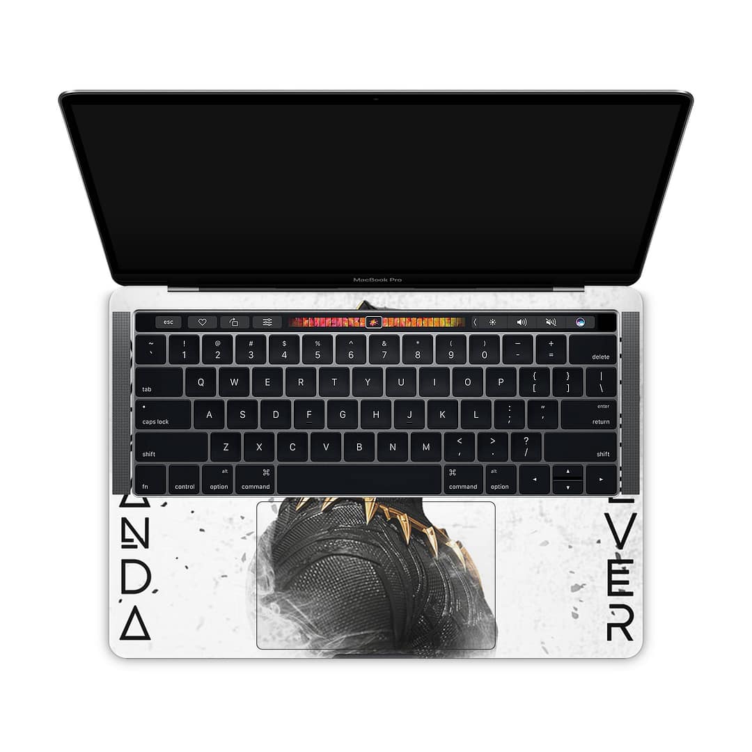 Macbook pro 13'' (touch bar,2018) wakanda forever 3d skin | wrapitskin