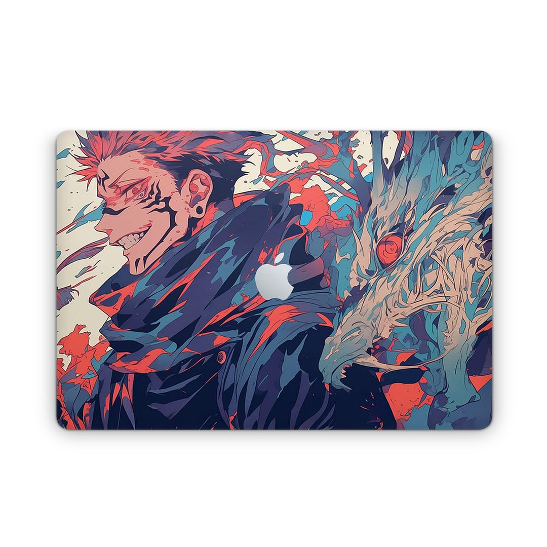 Macbook pro 16'' (touch bar,2019) sukuna skin wrapitskin