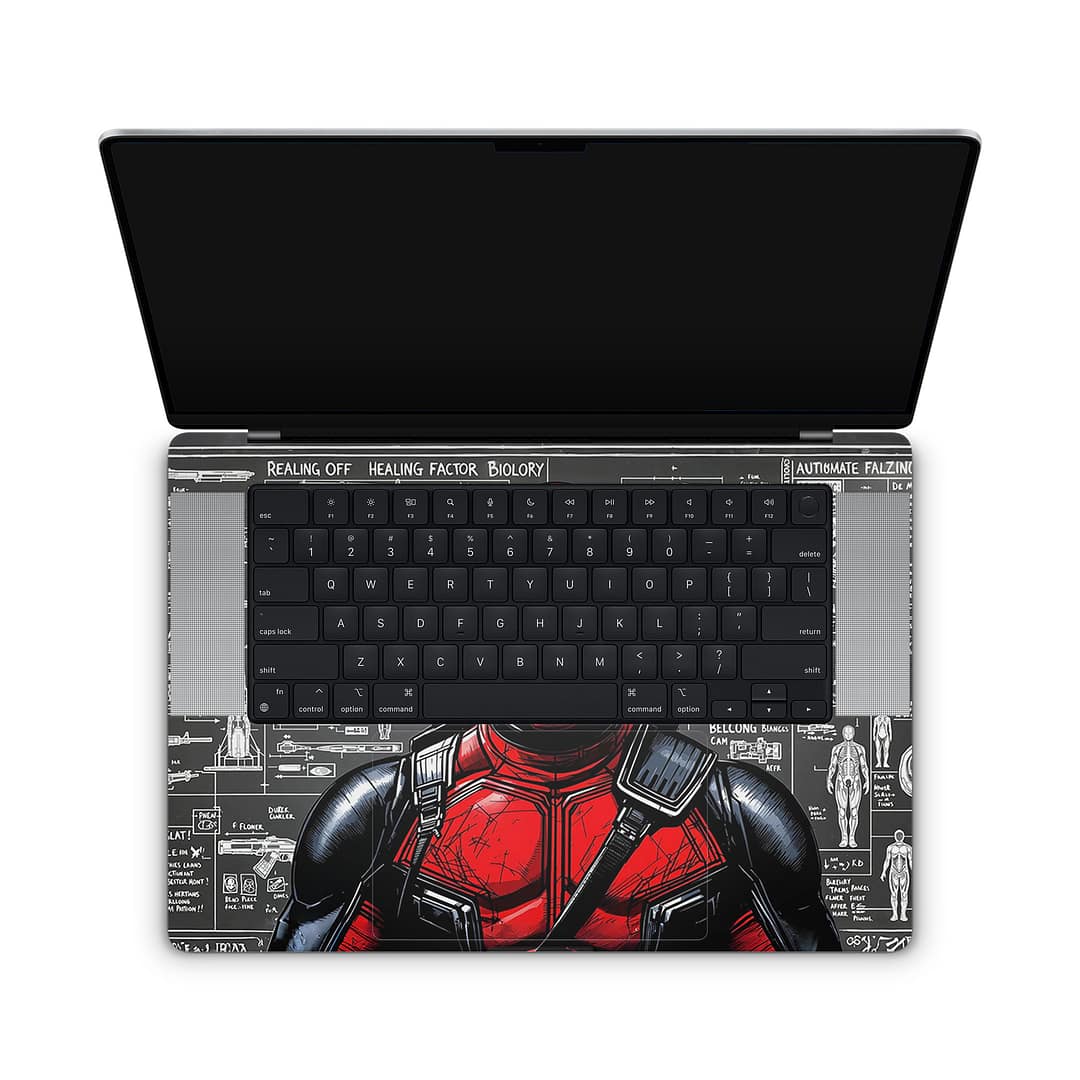 Macbook pro 16'' (m2,2023) deadpool skin | wrapitskin