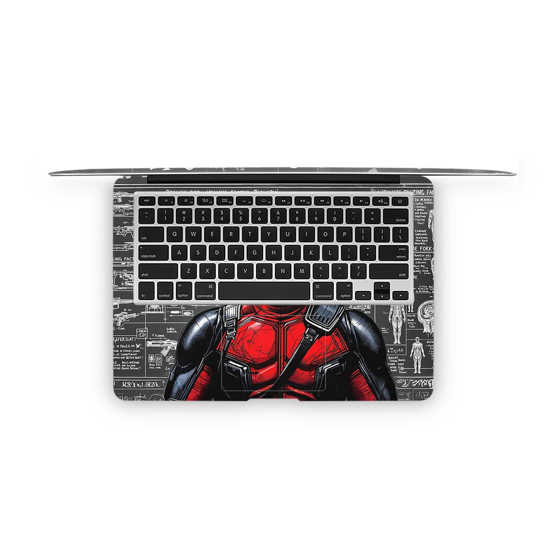 Macbook air 13'' (2010-2017) deadpool skin | wrapitskin
