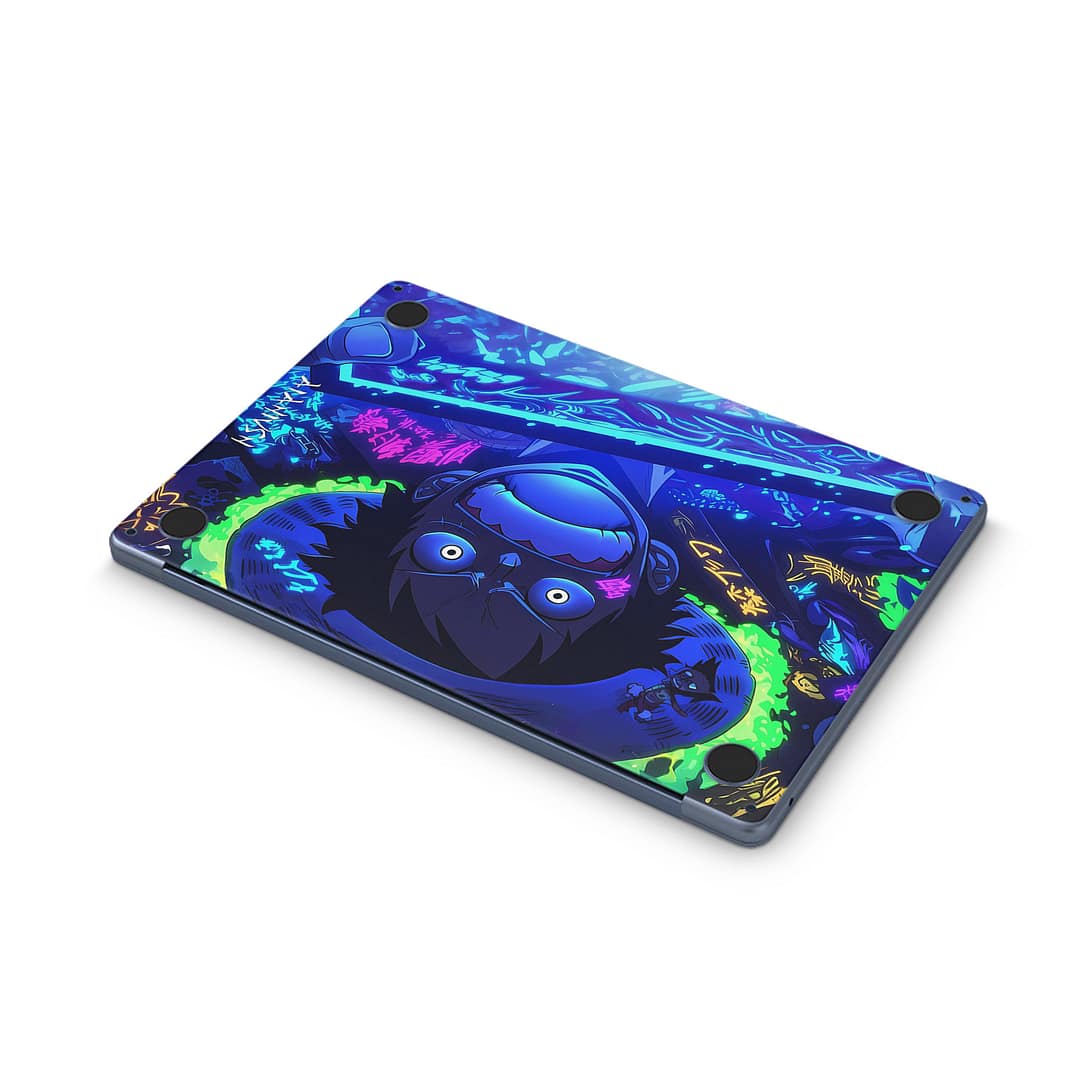 Macbook air 13. 6'' m2 2022 luffy blaze 3d skin | wrapitskin