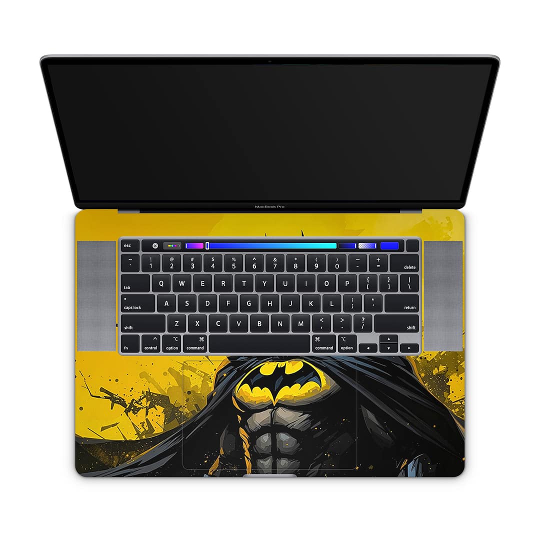 Macbook pro 16'' (touch bar,2019) batman skin | wrapitskin