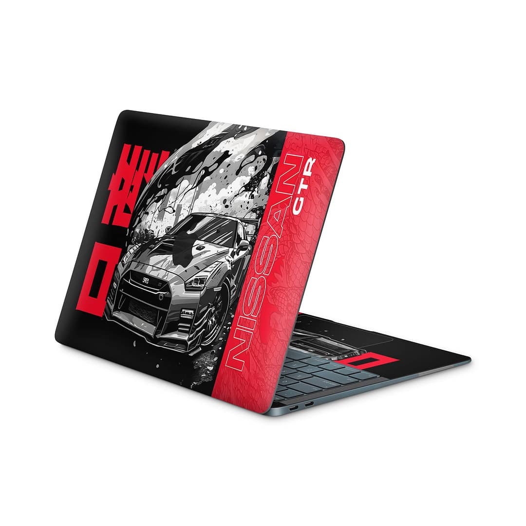 Macbook air 13'' (2018) gtr blackline 3d skin | wrapitskin