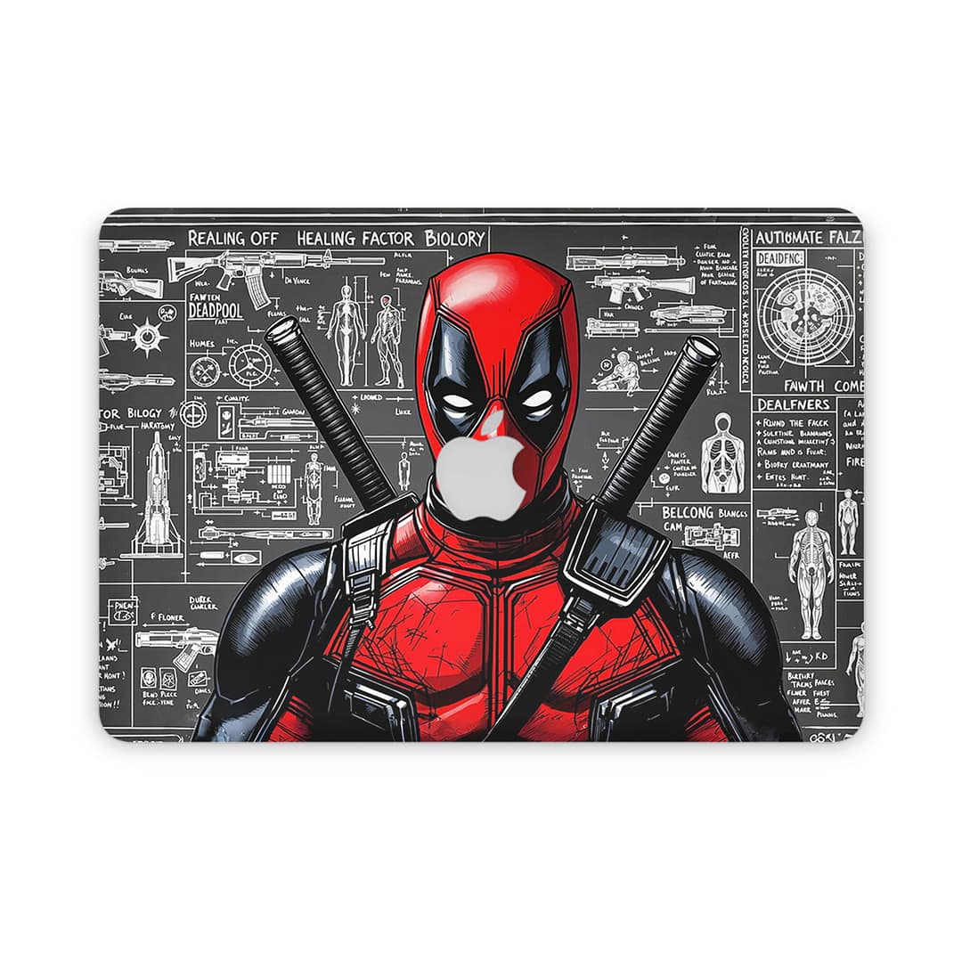 Macbook air 13'' (2010-2017) deadpool skin | wrapitskin