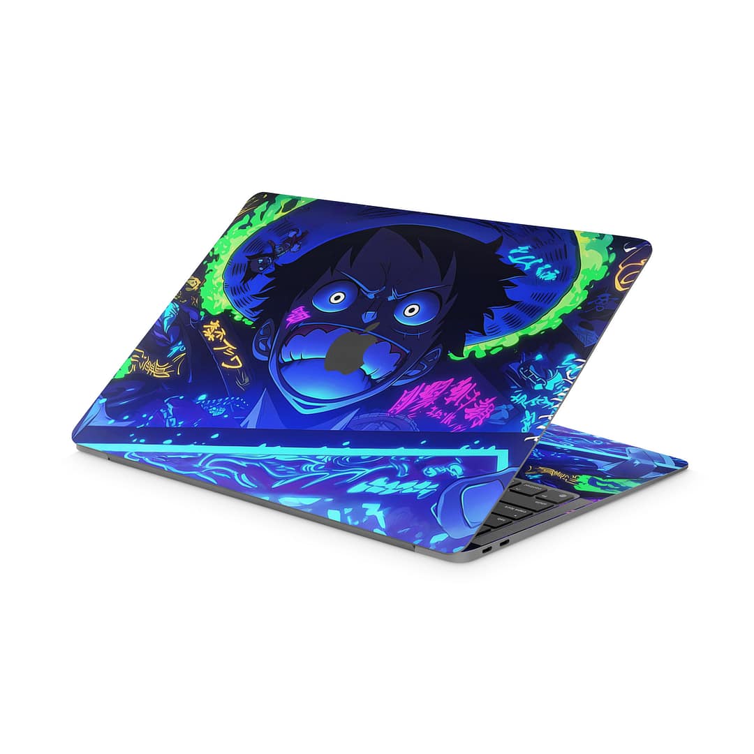Macbook air 13'' (m1,2020) luffy blaze 3d skin | wrapitskin