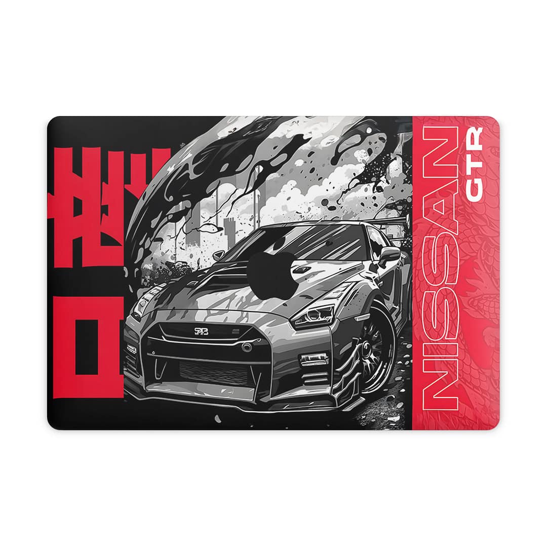Macbook pro 13'' (touch bar,2018) gtr blackline 3d skin wrapitskin