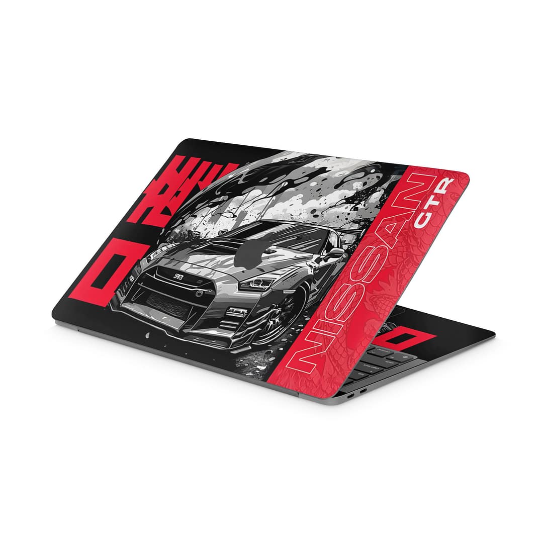 Macbook air 13'' (m1,2020) gtr blackline 3d skin | wrapitskin