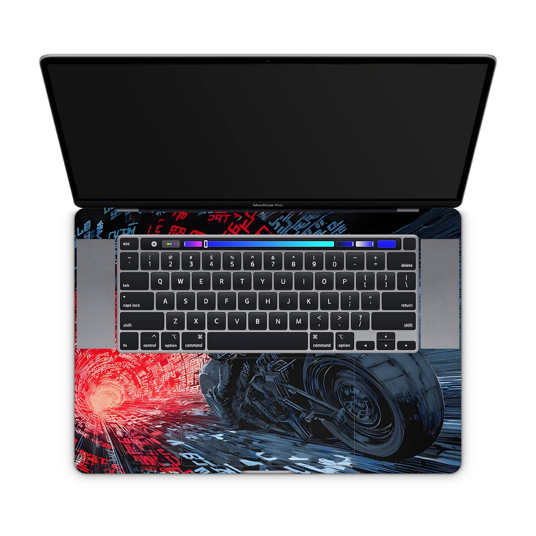 Macbook pro 16'' (touch bar,2019) the batman 3d skin | wrapitskin