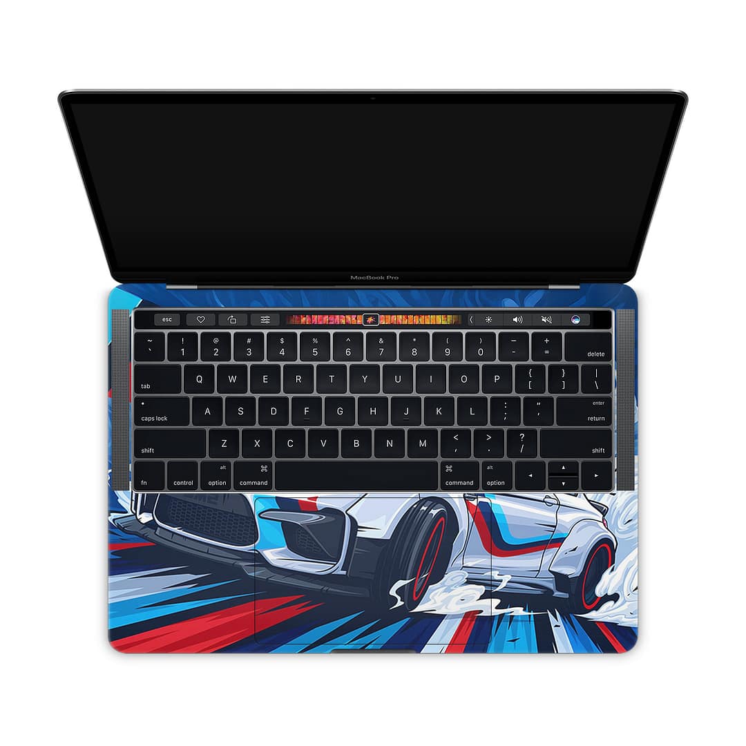 Macbook pro 13'' (touch bar,2018) velocityx 3d skin | wrapitskin