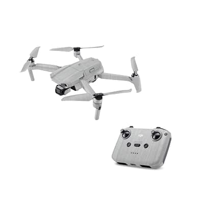 DJI Mavic Air 2 Brushed Metal Steel Skin