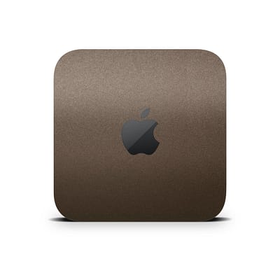 Mac Mini M2 Matte Brown Metallic Skin