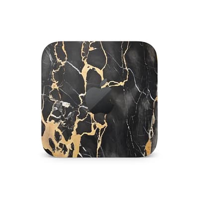 Mac Studio Black Gold Fusion Art Skin