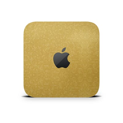 Mac Mini M2 Honeycomb Gold Skin