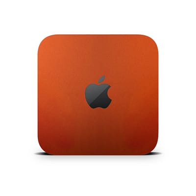 Mac Mini M2 Glossy Fiery Orange Skin