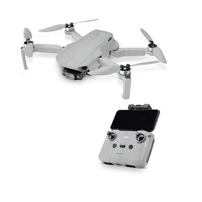 DJI Mavic Mini 2 Brushed Metal Steel Skin