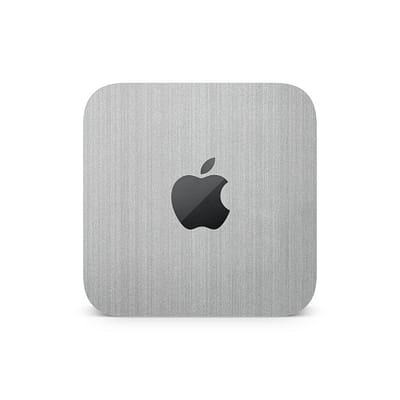 Mac Studio Brushed Metal Steel Skin