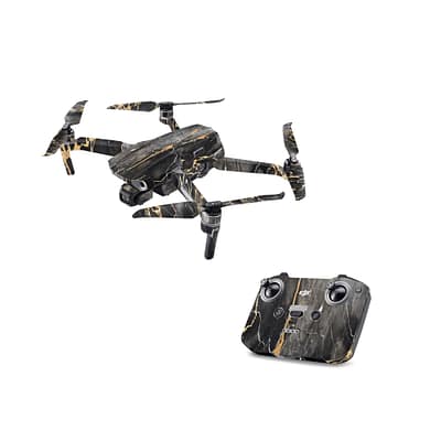 DJI Mavic Air 2 Black Gold Fusion Art Skin