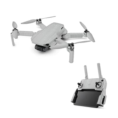 DJI Mavic Mini Brushed Metal Steel Skin