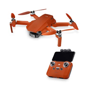 DJI Mavic Mini 2 Glossy Fiery Orange Skin
