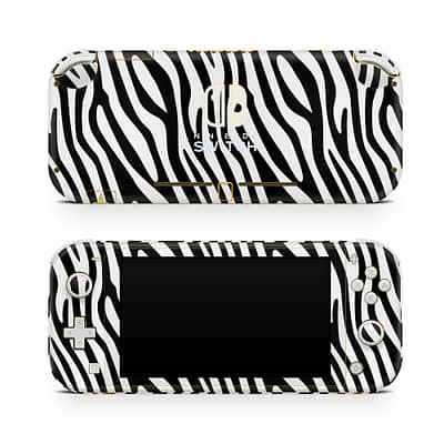 Nintendo Switch Lite Black and White Skin