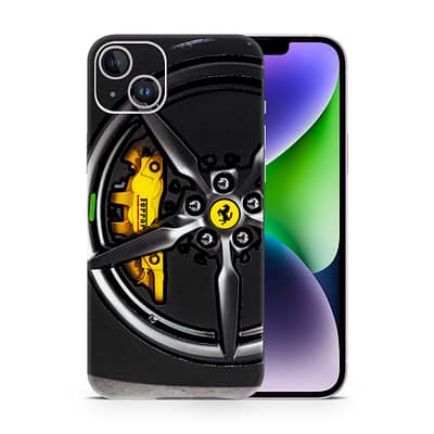 iPhone 14 Plus Ferrari Rim 3D Skin WrapitSkin