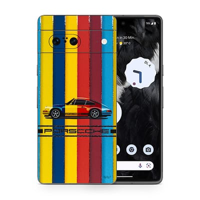 Pixel 7 Porsche Multicolor 3D Skin WrapitSkin