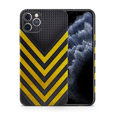 iPhone 11 Pro Max Arrows Yellow 3D Skin WrapitSkin