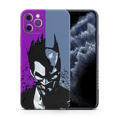 iPhone 11 Pro Max Batman Vs Joker 3D Skin WrapitSkin