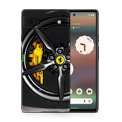 Pixel 6A Ferrari Rim 3D Skin WrapitSkin