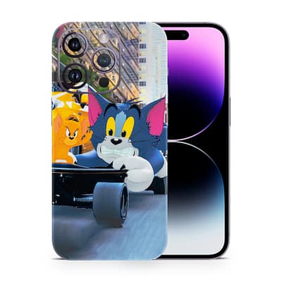 iPhone 14 Pro Tom And Jerry 3D Skin WrapitSkin