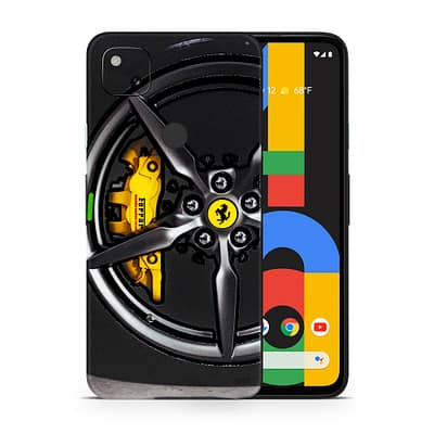 Pixel 4A Ferrari Rim 3D Skin WrapitSkin