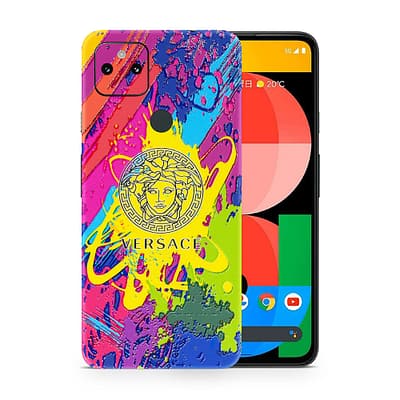 Pixel 5A 5G Versace Colorful 3D Skin WrapitSkin