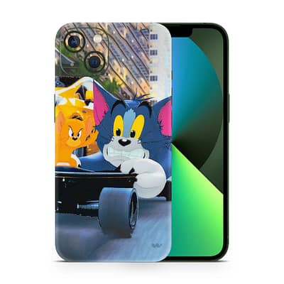 iPhone 13 Mini Tom And Jerry 3D Skin WrapitSkin