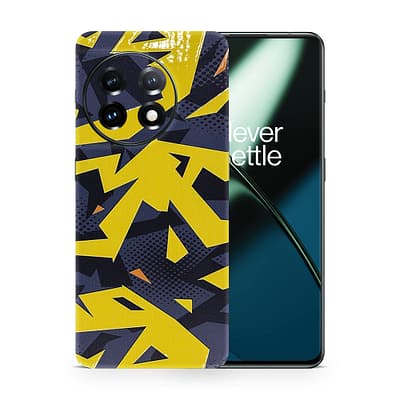 OnePlus 11 Abstract Yellow 3D Skin WrapitSkin